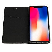 REALME 6 Pro - ΘΗΚΗ BOOK STYLE SMART ΜΑΓΝΗΤΙΚΗ ΜΑΥΡΗ