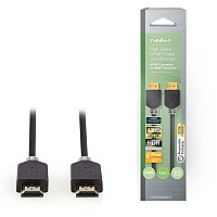 Καλώδιο Premium High speed HDMI with Ethernet, HDMI αρσ. - HDMI αρσ., 1.00m NEDIS CVBW34000AT10