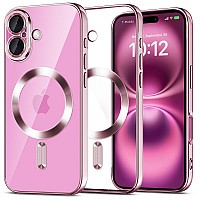 TECH-PROTECT MAGFLEX CASE IPHONE 16 shiny rose backcover