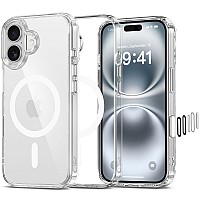 TECH-PROTECT FLEXAIR HYBRID CC MAG CASE IPHONE 16 clear backcover