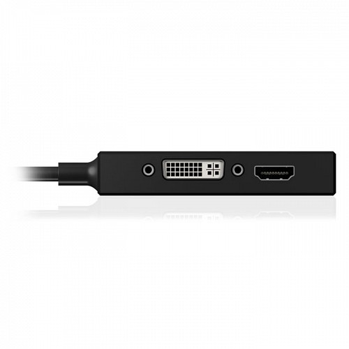  3--1  mini DisplayPort 1.2  HDMI, DVI-D  VGA, 0.15m ICY BOX IB-AC1032