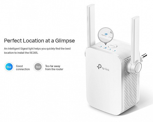 TP-LINK AC1200 Wi-Fi Range Extender RE305, dual band, Ver. 3.0 RE305