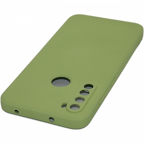 Bodycell Square Liquid Silicon Case Xiaomi Note 8 Light Green