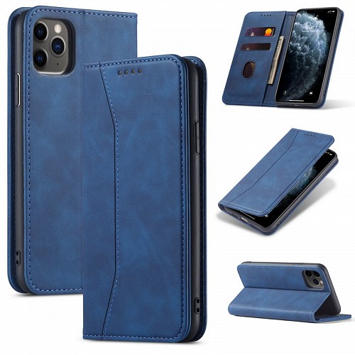 Bodycell Book Case Pu Leather iPhone 13 Pro  Blue