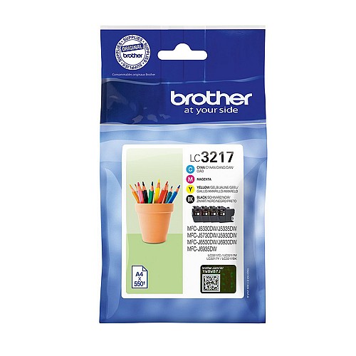 Brother  Inkjet LC-3217VP Multipack (LC-3217VP) (BRO-LC-3217VP)