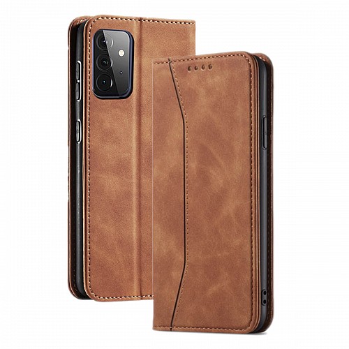 Bodycell Book Case Pu Leather Samsung A13 4G Brown