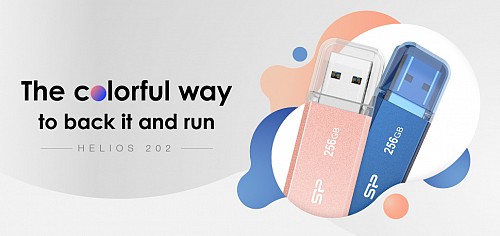 SILICON POWER USB Flash Drive Helios 202, 128GB, USB 3.2,  SP128GBUF3202V1B