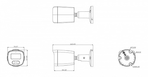 LONGSE IP  BMSCGC200, 2.8mm, 2MP,  IP67, PoE BMSCGC200