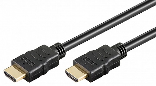 GOOBAY  HDMI 2.0 61150  Ethernet, 4K/60Hz, 18 Gbps, 1m,  61150