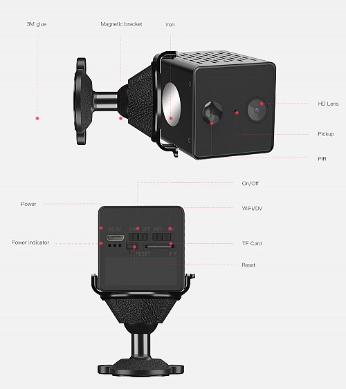 VSTARCAM smart mini  CB71, 3MP, 1500mAh, WiFi &   CB71