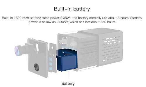 VSTARCAM smart mini  CB71, 3MP, 1500mAh, WiFi &   CB71