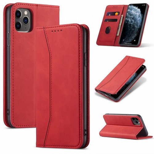 Bodycell Book Case Pu Leather Samsung S23 Ultra 5G Red