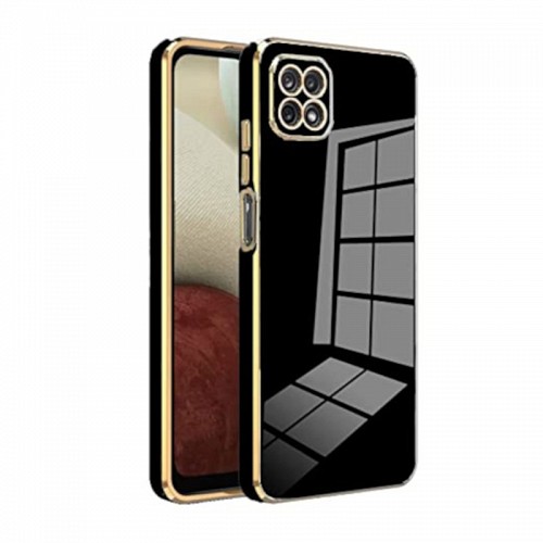 Bodycell Gold Plated Silicon Samsung A22 5G Black