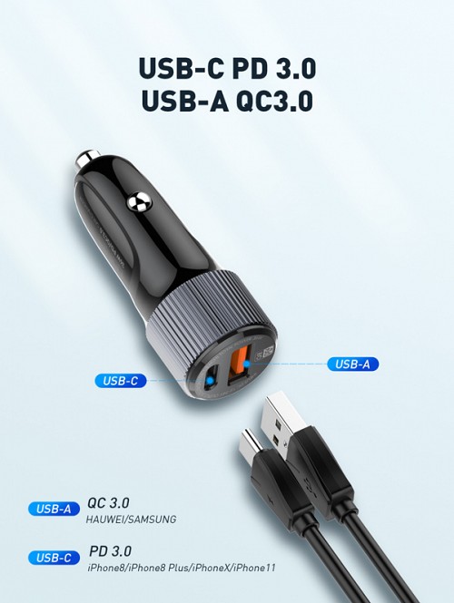 LDNIO   C510Q  , USB & USB-C, 38W,  6933138690949