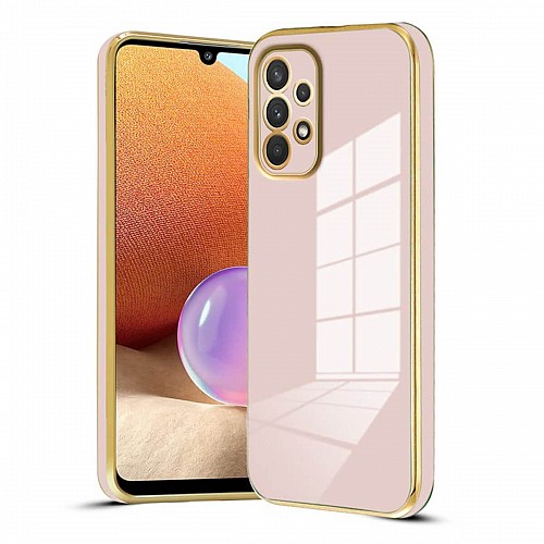 Bodycell Gold Plated Silicon Samsung A72 Pink