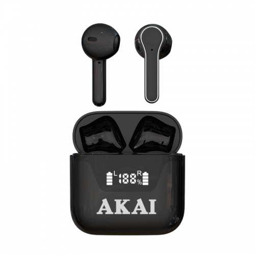 Akai BTE-J101 Μαύρα Ασύρματα Bluetooth in-ear ακουστικά