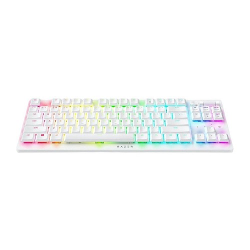 Razer Deathstalker V2 Pro TKL White Wireless Low Profile Linear Red Optical Switches 50h (RZ03-04373500-R3M1) (RAZRZ03-04373500-R3M1)