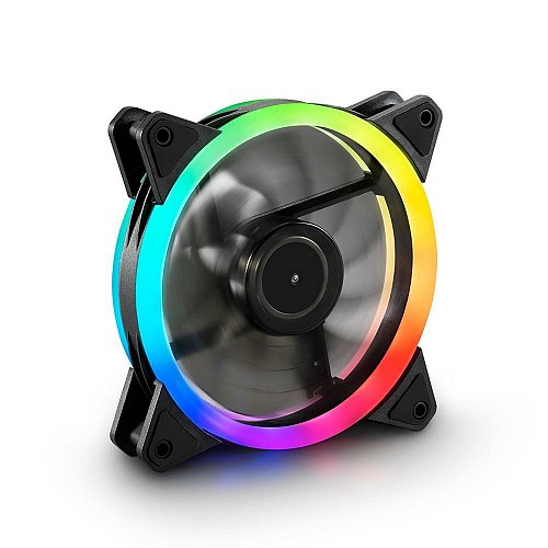 Sharkoon Shark Blades RGB Case Fan 120mm   3-Pin (SHBLRGBFAN) (SHRSHBLRGBFAN)