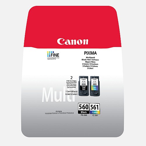 Canon  Inkjet PG-560/CL-561 Multipack (3713C006) (CANPG-560MPK)