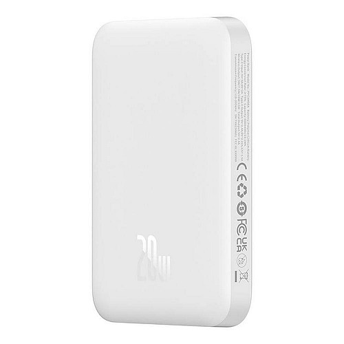 Baseus Powerbank Magnetic Mini 6000mAh 20W MagSafe (white) (P10059002223-00) (BASP10059002223-00)