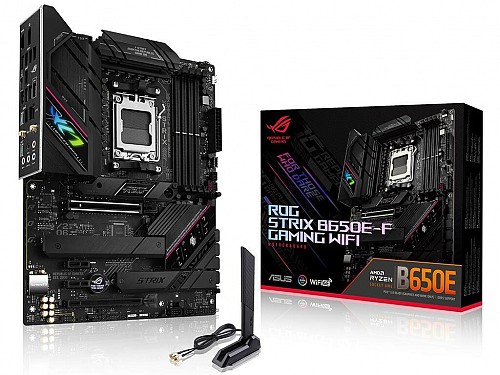 Asus ROG Strix B650E-F Gaming Wi-Fi Motherboard ATX με AMD AM5 Socket (90MB1BQ0-M0EAY0) (ASU90MB1BQ0-M0EAY0)