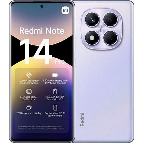 Xiaomi Redmi Note 14 Pro 4G NFC 8GB RAM 256GB Purple (XIAMZB0IVXEU) (MZB0IVXEU)