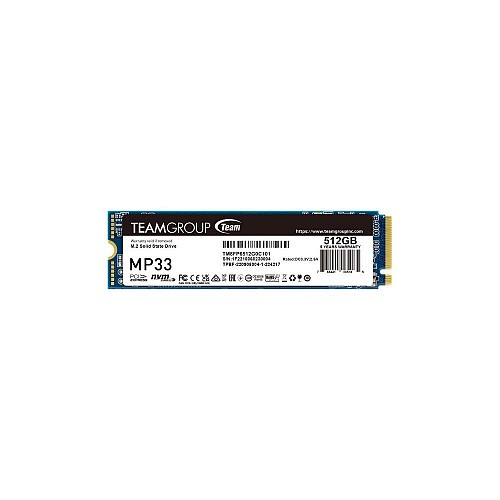 TeamGroup Δίσκος SSD 512GB MP33 PCIe M.2 PCIe 3.0 x4 NVME (TM8FP6512G0C101) (TEGTM8FP6512G0C101)