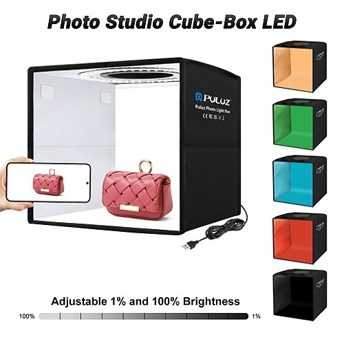 Photo Studio Cube-Box LED 25cm 0125.059