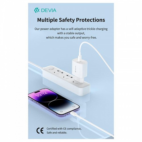     Devia RCE-3005CL 30W   USB C GaN PD &  USB C  Lightning Smart 1m 