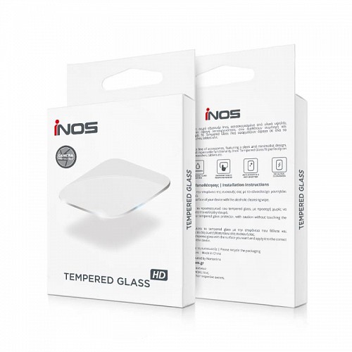 Tempered Glass Rings inos για Τζαμάκι Κάμερας Apple iPhone 14 Pro/ 14 Pro Max Μαύρο (1 σετ/3 τεμ.)