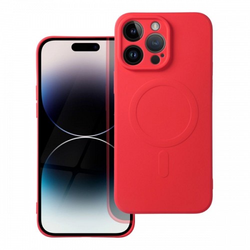 iS TPU SILICONE MAG IPHONE 14 PRO MAX red backcover