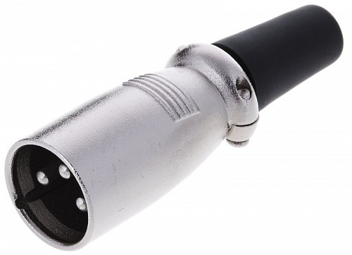 Silver XLR Male Connector