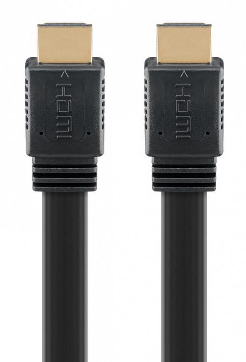 GOOBAY  HDMI 2.0 61278, Ethernet flat 4K/60Hz 18 Gbps 1.5m,  61278