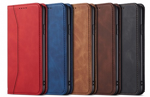 Bodycell Book Case Pu Leather iPhone 12 Mini Brown