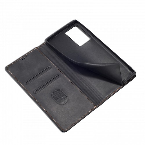 Bodycell Book Case Pu Leather Samsung Note 20 Ultra Black