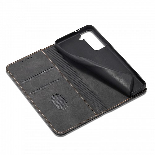 Bodycell Book Case Pu Leather Samsung S21  Black