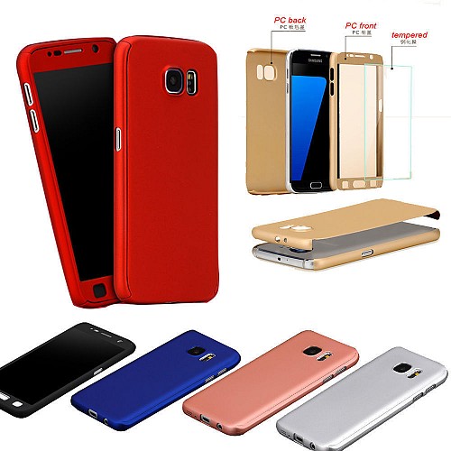 360 Full Cover & Temp.Glass Samsung A5 17 Red