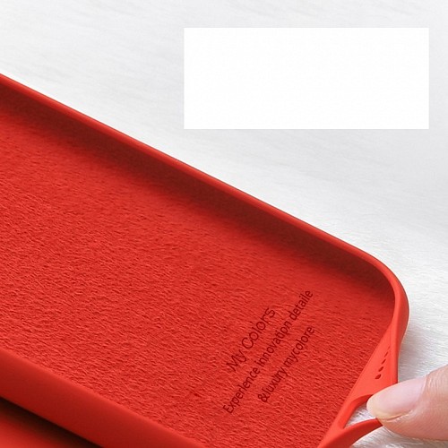 My Colors Liquid Silicon For iPhone 12 mini Red