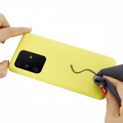 My Colors Liquid Silicon For Samsung Note 10 Lite Yellow