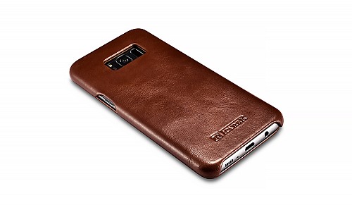 iCarer-Xoomz RS 99001 PU Leather Samsung S8 Brown