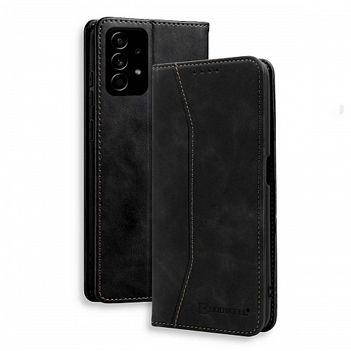 Bodycell Book Case Pu Leather Samsung A33 5G Black