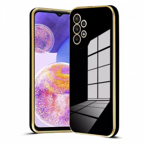 Bodycell Gold Plated Silicon Samsung A13 4G Black