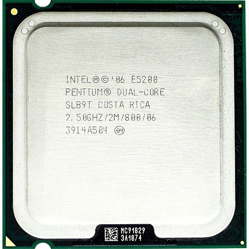 CPU INTEL PENTIUM E5200 2.50Ghz 2C 2MB LGA775