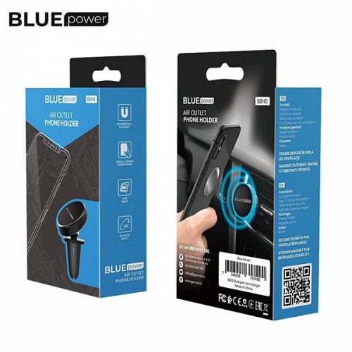 BLUE POWER MAGNETIC CAR HOLDER AIRVENT BBH6 black