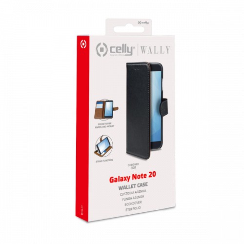 CELLY WALLY BOOK CASE SAMSUNG NOTE 20 black