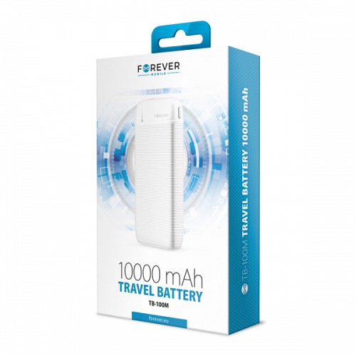 FOREVER POWERBANK 10000mAh TB-100M white