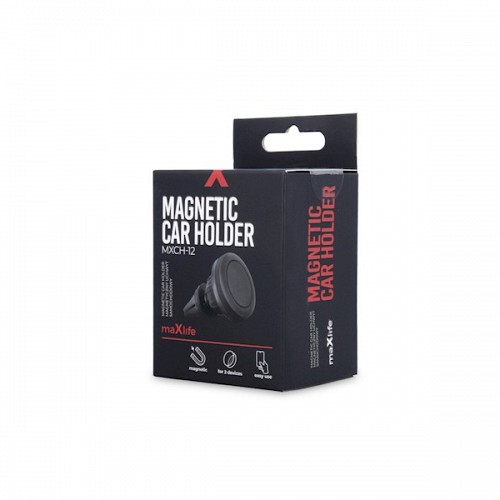 MAXLIFE CAR HOLDER AIR VENT MAGNETIC FOR SMARTPHONES black