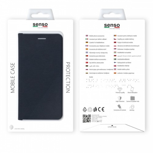 SENSO FEEL STAND BOOK IPHONE 11 PRO (5.8) black