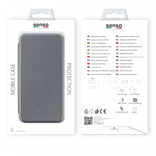 SENSO OVAL STAND BOOK SAMSUNG S9 titanium