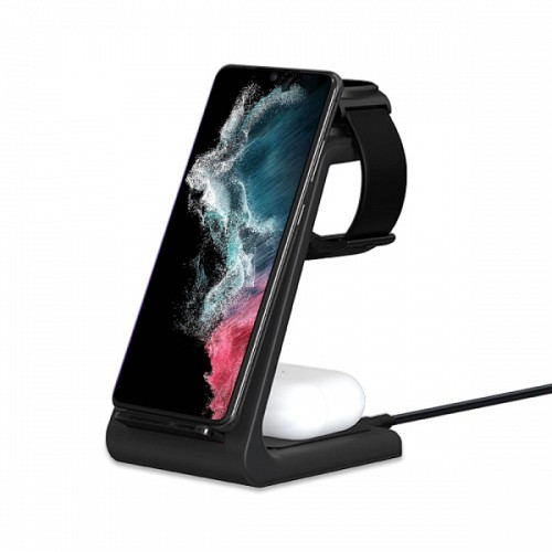 TECH-PROTECT QI WIRELESS CHARGER 3IN1 A7 For ANDROID black